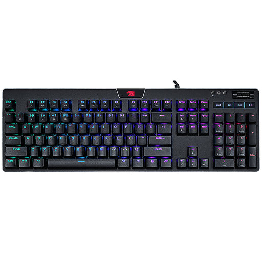 iBUYPOWER MEK 4 - Full-size Wired RGB Mechanical Tactile Brown Switch Gaming Keyboard with Custom Lighting - Black