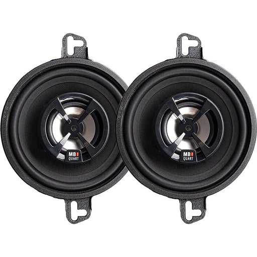 MB Quart - Discus 3-1/2" 2-Way Car Speakers with Polypropylene Cones (Pair) - Black