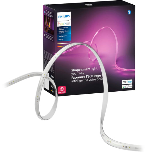 Philips - Hue Solo Lightstrip 5m (16ft) - White and Color Ambiance