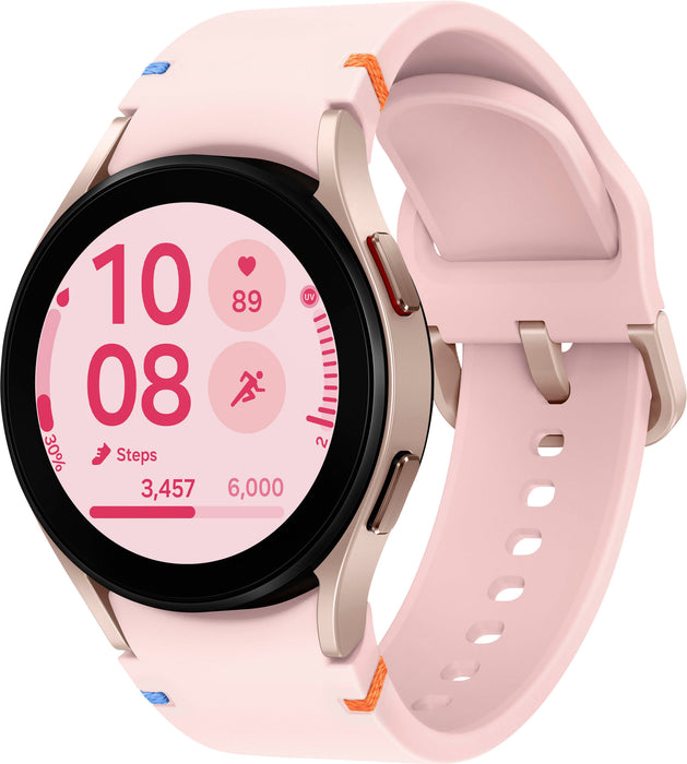 Samsung - Galaxy Watch FE Smartwatch 40mm BT with Pink Band - Pink Gold