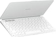 Logitech - Keys-To-Go 2 Slim Portable Bluetooth Keyboard for iPad iPhone Mac and Apple TV With Built-in Cover - Pale Gray