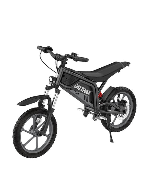 GoTrax - Fitz 16" Electric Dirt Bike w/15mi Max Range  15.5 mph Max Speed - Black