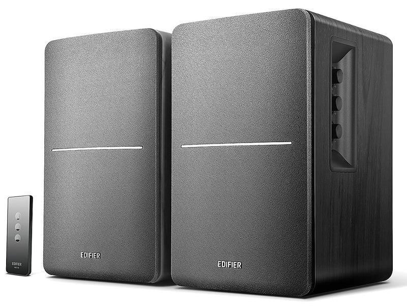 Edifier - R1280T Powered Bookshelf Speakers/Computer Speakers/Studio Monitor Speakers 2.0 Active Near Field Monitors 42 Watts RMS - Black