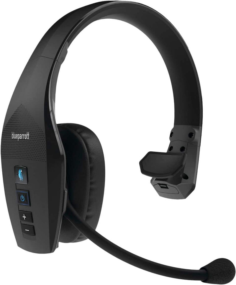 BlueParrott - B650-XT Wireless Bluetooth Mono Headset with 96 Noise-Cancelling Microphone and Active Noise Cancellation - Black