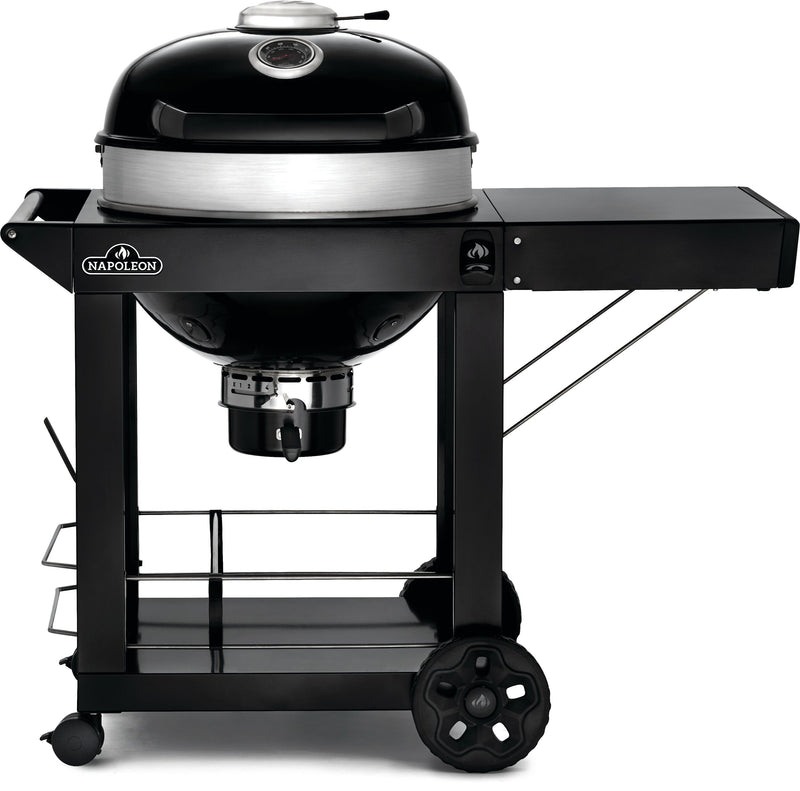 NAPOLEON PRO22 Cart Model 21.5-in W Black/Porcelain Cart Charcoal Grill