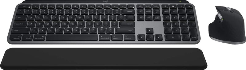 Logitech Master Series MX Keys S Combo for Mac - keyboard and mouse set - space gray Input Device
