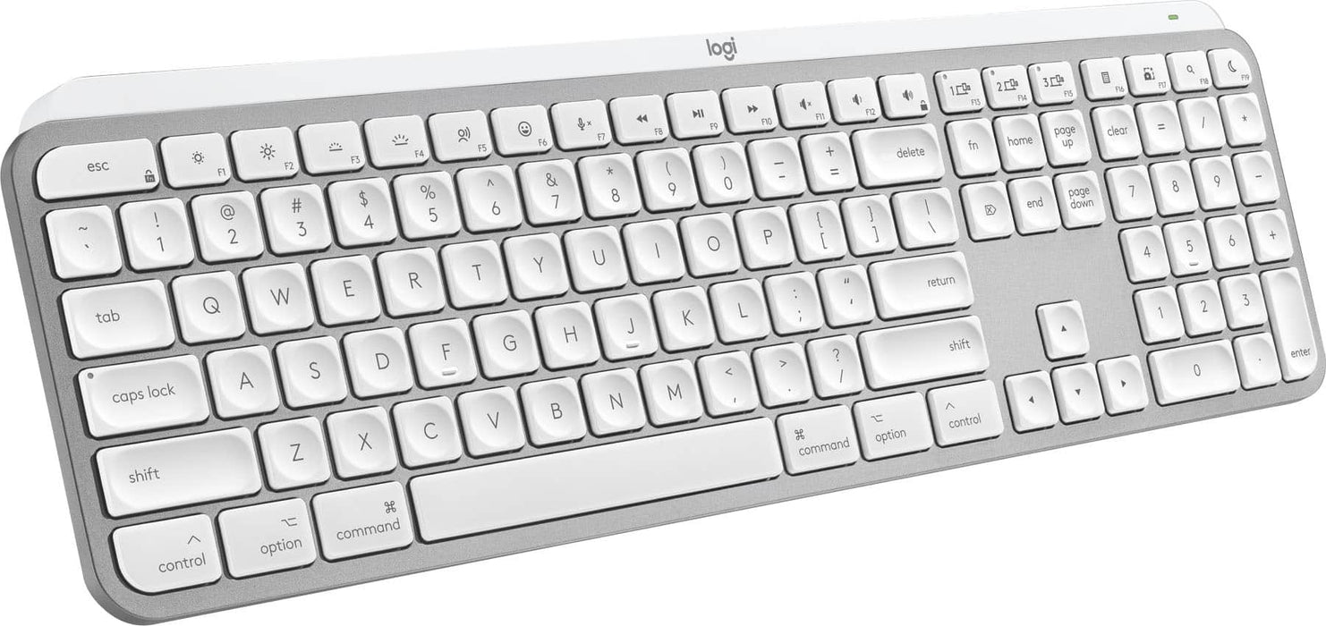 Logitech Master Series MX Keys S for Mac - keyboard - QWERTY - US - pale gray Input Device