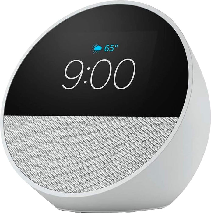 Amazon Echo Spot (2024 release) Smart alarm clock with vibrant sound and Alexa