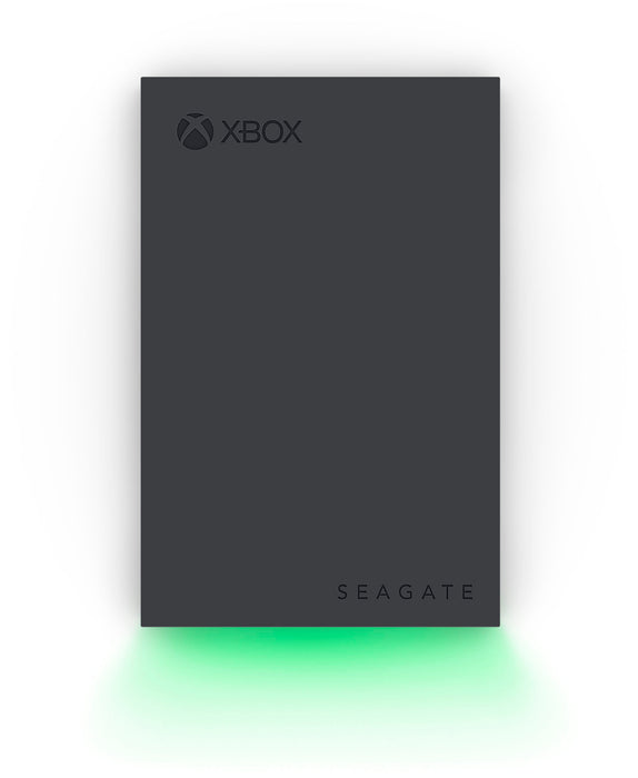 Seagate - Game Drive for Xbox 4TB External USB 3.2 Gen 1 Portable Hard Drive Xbox Certified with Green LED Bar - Gray