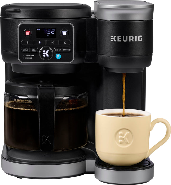 Keurig - Keurig K-Duo Single Serve  Carafe Coffee Maker - Black