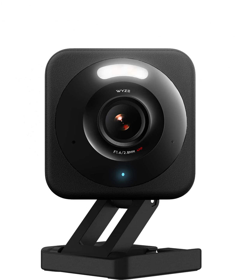 Wyze - Cam V4 2.5k QHD WiFi Indoor/Outdoor Wired Security Camera with Color Night Vision - Black