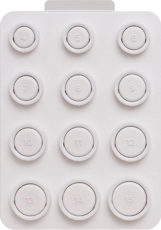 Oura Ring 4 Sizing Kit - Size Before You Buy the Oura Ring 4 - Unique Sizing - White
