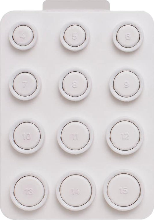 Oura Ring 4 Sizing Kit - Size Before You Buy the Oura Ring 4 - Unique Sizing - White