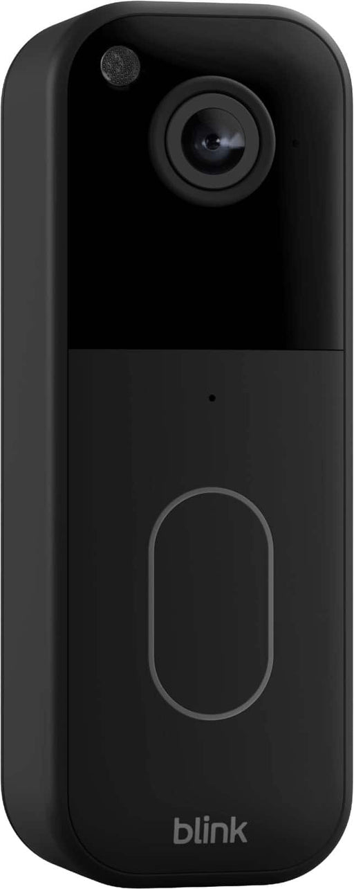 Blink - Video Doorbell - Head-to-toe HD view two-year battery simple setup Required Sync Module Not included - Black