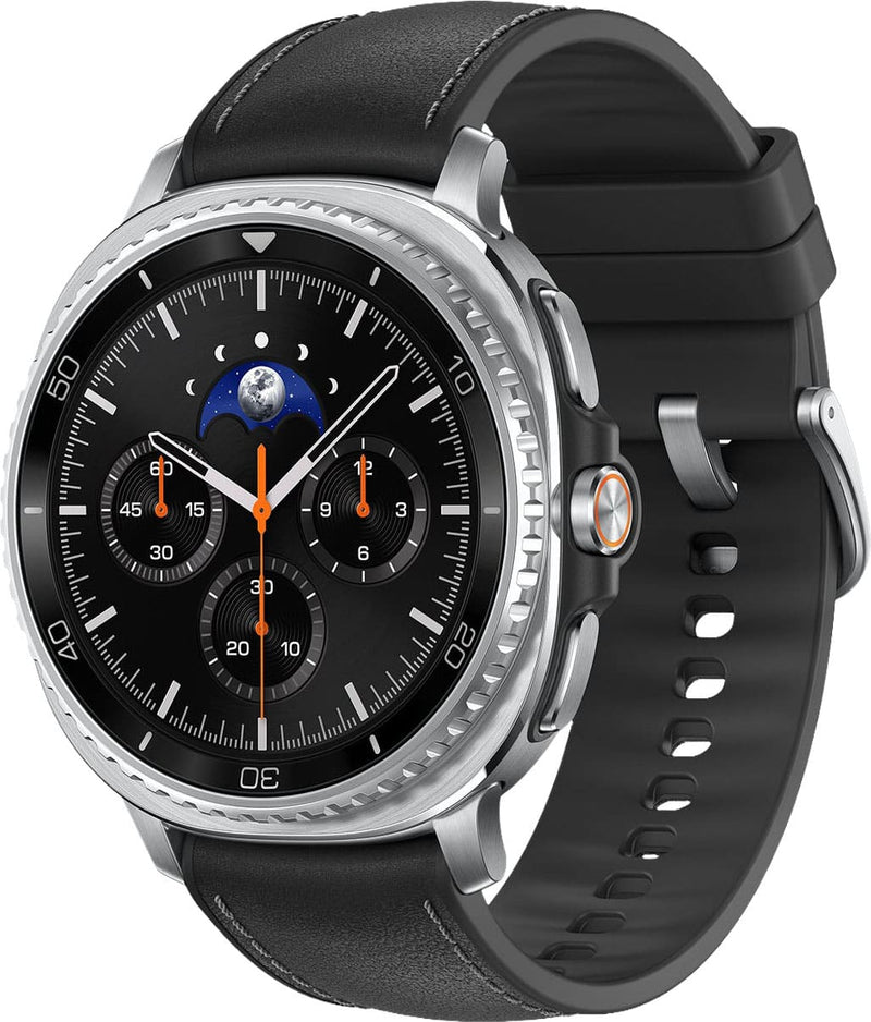 Samsung - Galaxy Watch8 Classic Stainless Steel Smartwatch 46mm BT - Black - (2025)