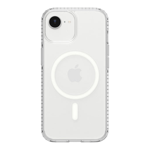Insignia - Hard-Shell Case with MagSafe for iPhone 17e/16e/15/14/13 - Clear