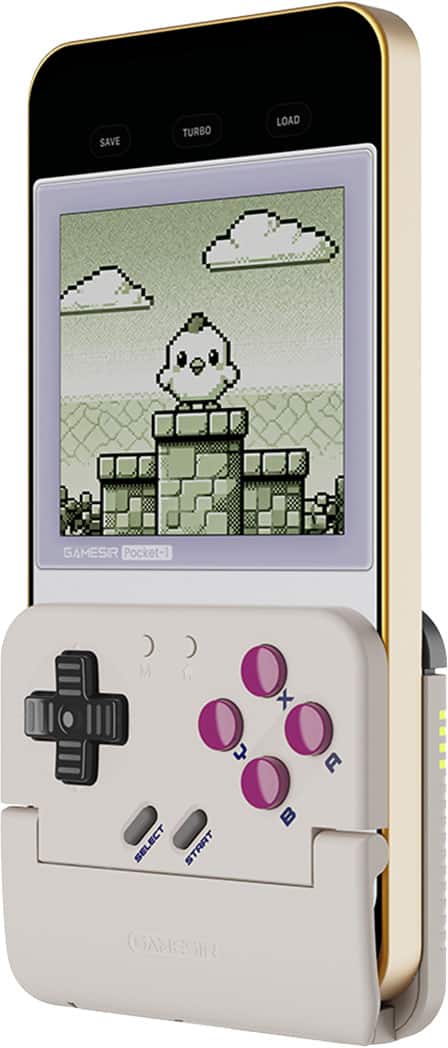 GameSir - Pocket Taco - Bluetooth Retro Mobile Gaming Controller for iOS  Android - Turn your SmartPhone into a GameBoy NES N64 - White