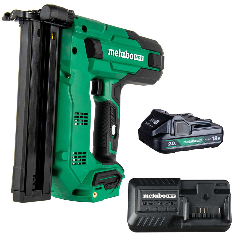 Metabo HPT MultiVolt 18 -Gauge 1-1/2-in Narrow Crown Finish Cordless Stapler ( Battery and Charger Included )
