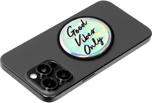 LAUT - Magmoji MagSafe Phone Badge -GOOD VIBES - Black /Iridescent