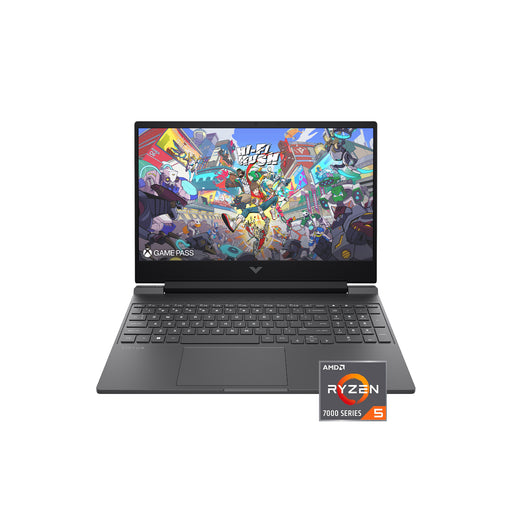 HP - Victus 15.6" Full HD Gaming Laptop - AMD Ryzen 5-7535HS - 8GB DDR5 Memory - AMD Radeon RX 6550M - 512GB SSD - Mica Silver