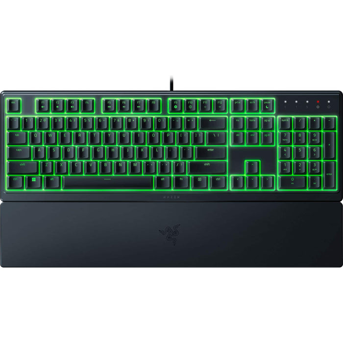 Razer - Ornata V3 X Full-Size Wired Membrane Gaming Keyboard with Chroma RGB Backlighting - Black