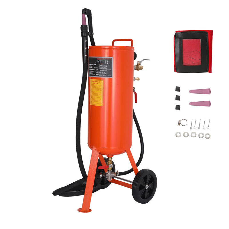 VEVOR 10 Gallon Sand Blaster, 60-110 PSI 25-CFM Sand blaster