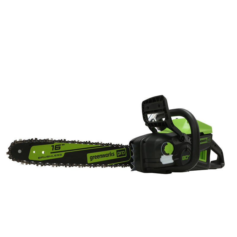 Greenworks 80-volt 16-in Battery Chainsaw Battery Not Included Charger Not Included