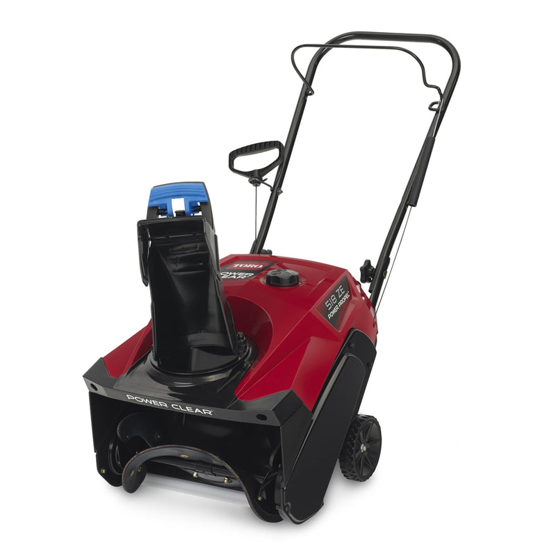 Toro Power Clear 18-in Single-stage 99-cc Push with auger assistance Gas Snow Blower