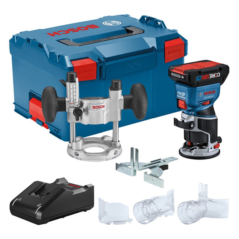 Bosch 4 -Amp 1.39 -HP Variable Speed Brushless Combo Fixed/Plunge Router