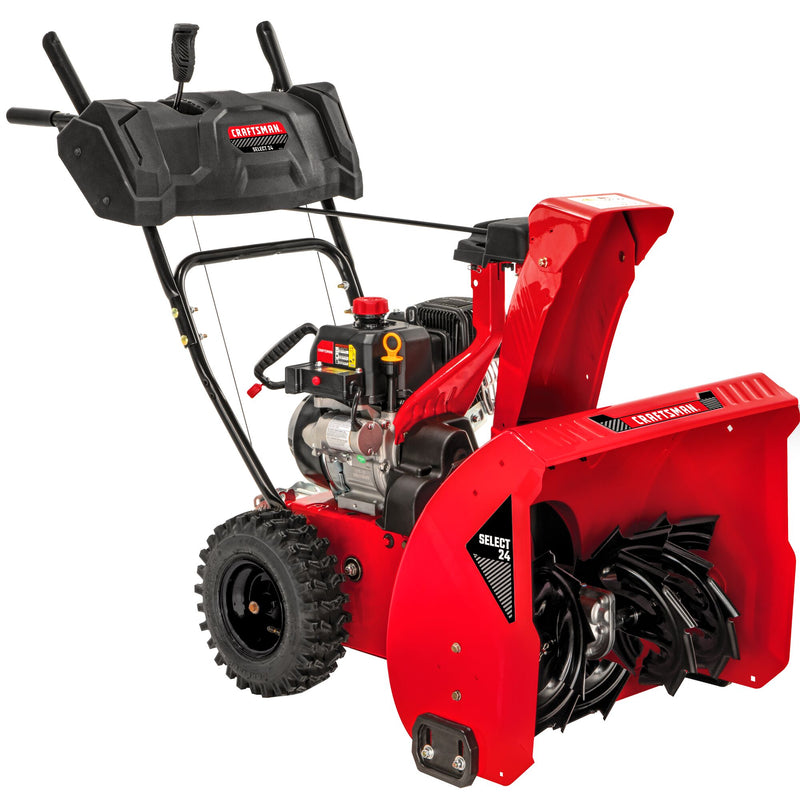 CRAFTSMAN 24-in Two-stage 208-cc Self-propelled Gas Snow Blower