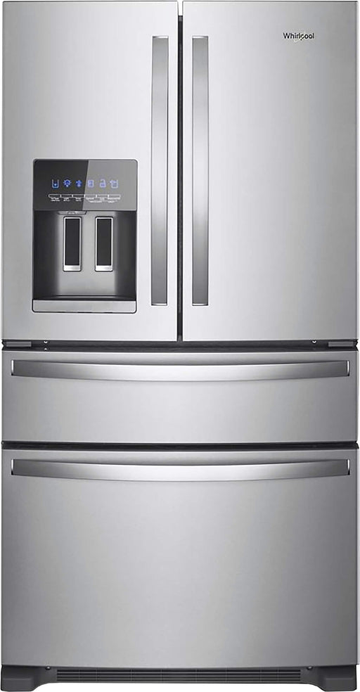 Whirlpool - 25 Cu. Ft. Wide French Door Bottom Mount Refrigerator with Two-Tier Freezer Storage - Stainless Steel
