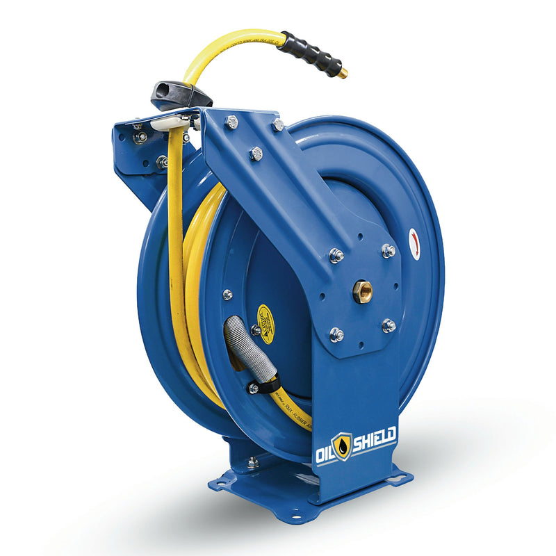 OIL SHIELD 1/2-in x 50-ft Rubber 300-PSI Air compressor hose reel
