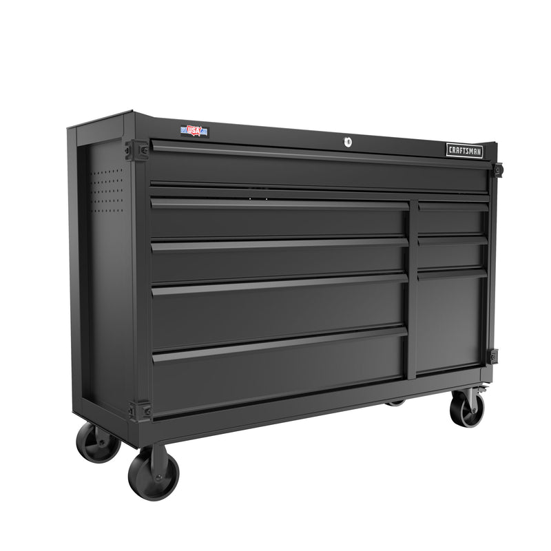 CRAFTSMAN Premium 2000 Series 51.9-in W x 39.88-in H 8 -Drawer Steel Rolling Tool Cabinet ( Black )