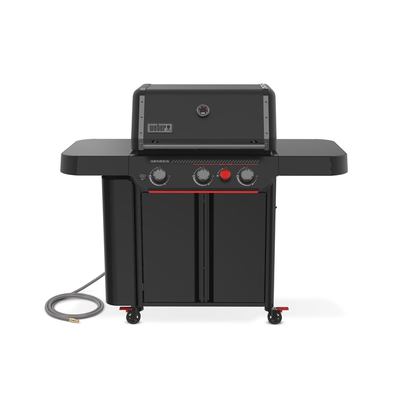 Weber Genesis E-330 Stealth Matte Black 3 -Burner Natural Gas Grill