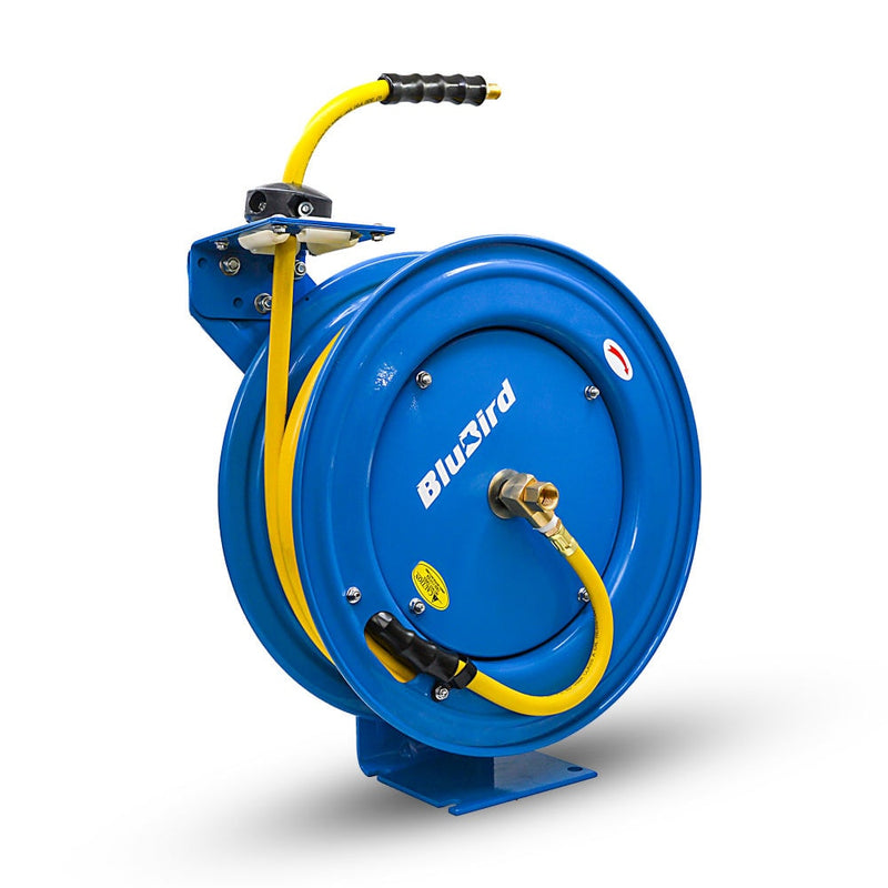 OIL SHIELD 3/8-in x 50-ft Rubber 300-PSI Air compressor hose reel