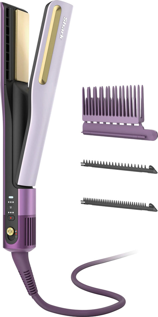 Shark - SilkiPro Straight Wet to Dry Straightener + Rapid Blow Dryer - Plum Satin