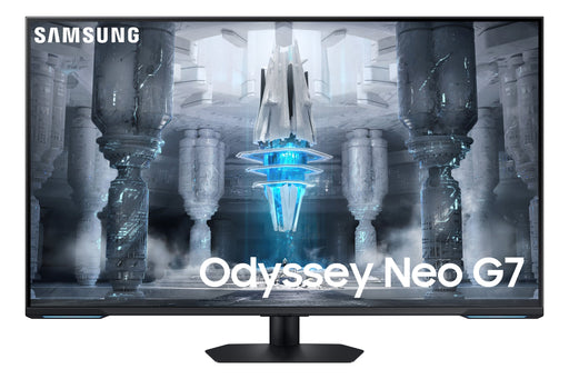 Samsung - Odyssey Neo G7 43" Mini 4K UHD 1ms AMD FreeSync Premium Pro Smart Gaming Monitor with HDR600 - Black