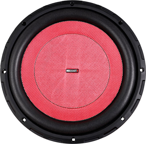 MB Quart - Discus 12" 600W Dual-Voice Subwoofer - Red