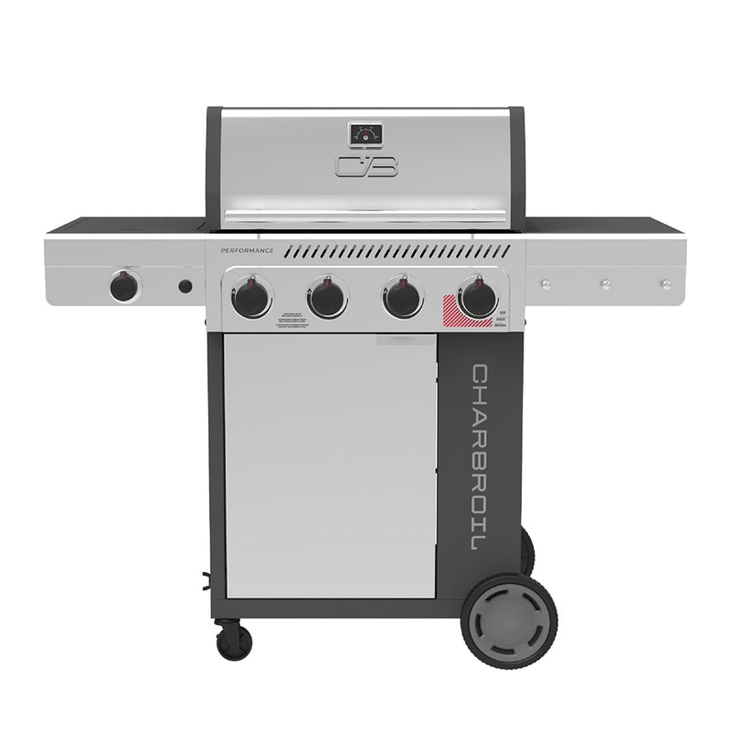 Charbroil Flavormax Performance Series Gray 4 -Burner Liquid Propane Gas Grill 1 -Side Burner