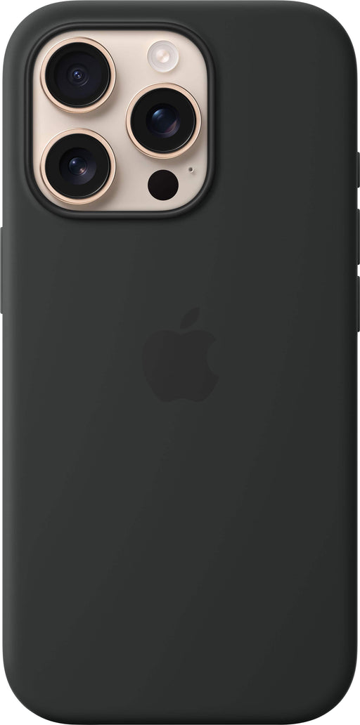 Apple - iPhone 16 Pro Silicone Case with MagSafe - Black