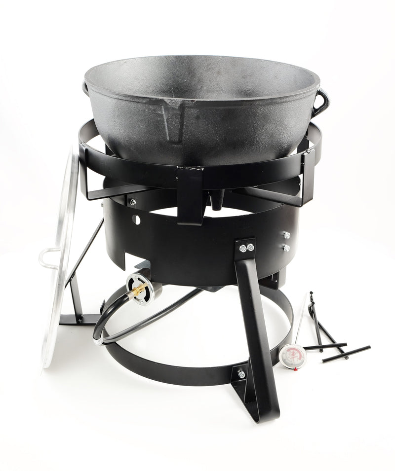 King Kooker 5 Gallon 60,000 BTU Jambalaya Cooker 1 -Burner Propane Manual Steel Outdoor burner
