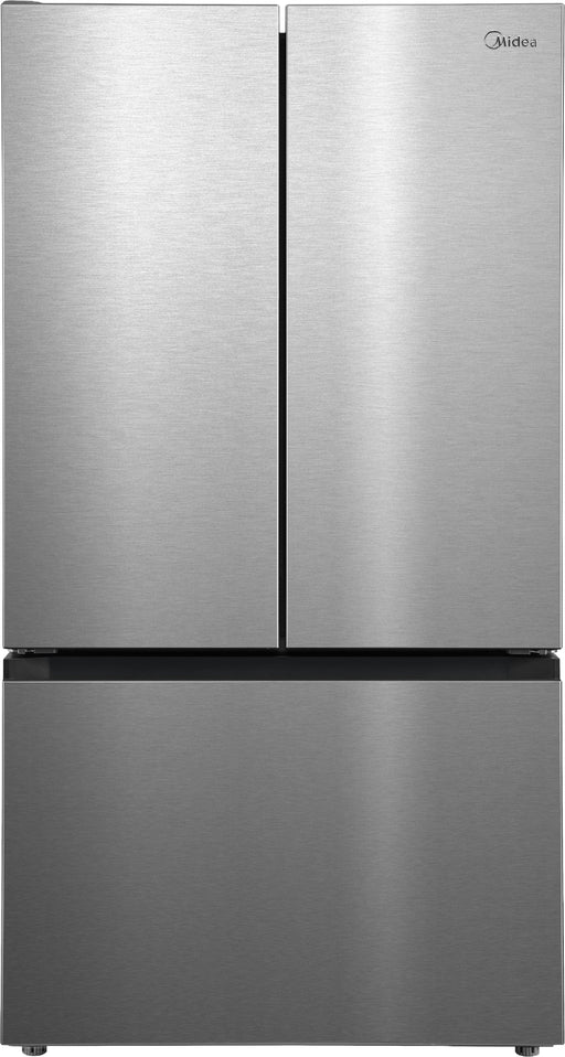 Midea - 36-in Wide Standard-Depth PLUS 32 cu. ft. French Door Refrigerator + Dual Icemaker + Extra-Large Capacity - Stainless Steel