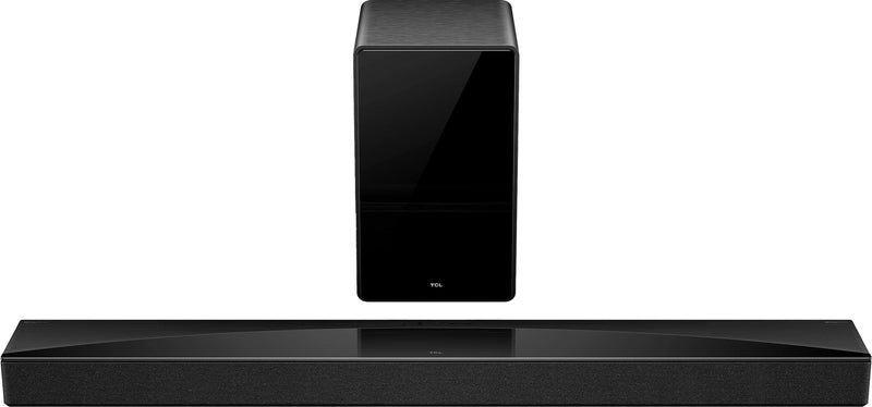TCL - Q75H Q Class 5.1.2 Channel Soundbar with Dolby Atmos Ray Danz Technology and Wireless Subwoofer - Black