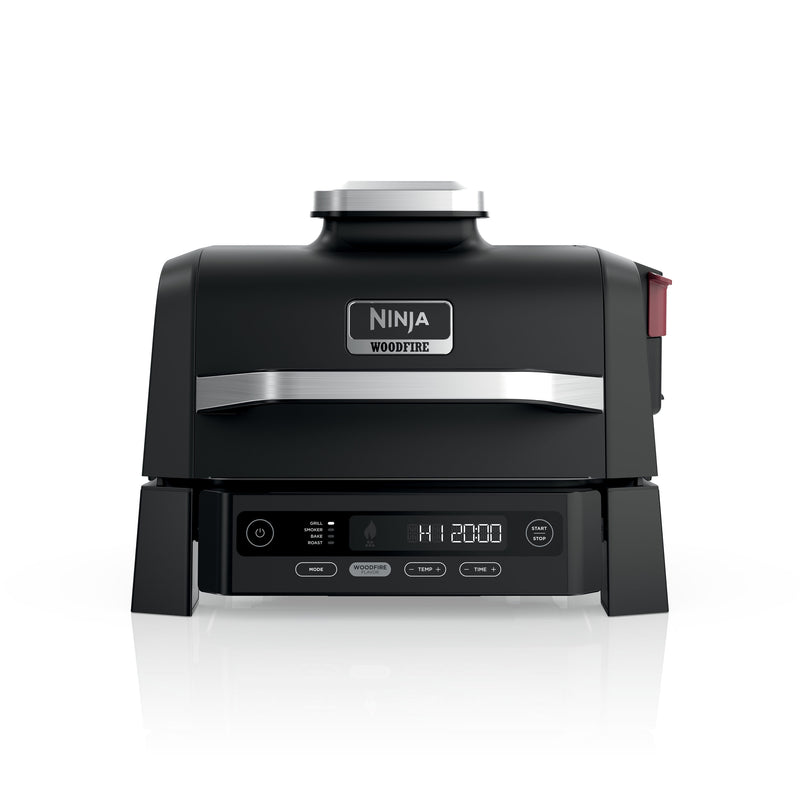 Ninja Woodfire Outdoor 4-in-1 Smoker OG301 1760 -Watt Black Electric Grill