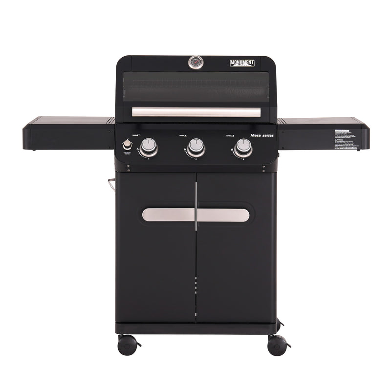 Monument Mesa 320 Black 3 -Burner Liquid Propane Gas Grill