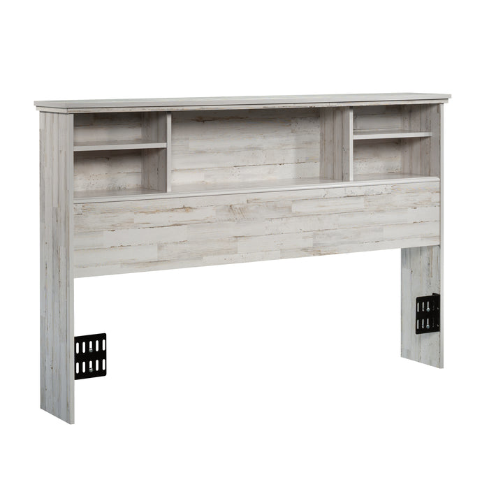 Sauder - River Ranch Rustic Bookcase Full /Queen Headboard - White Plank