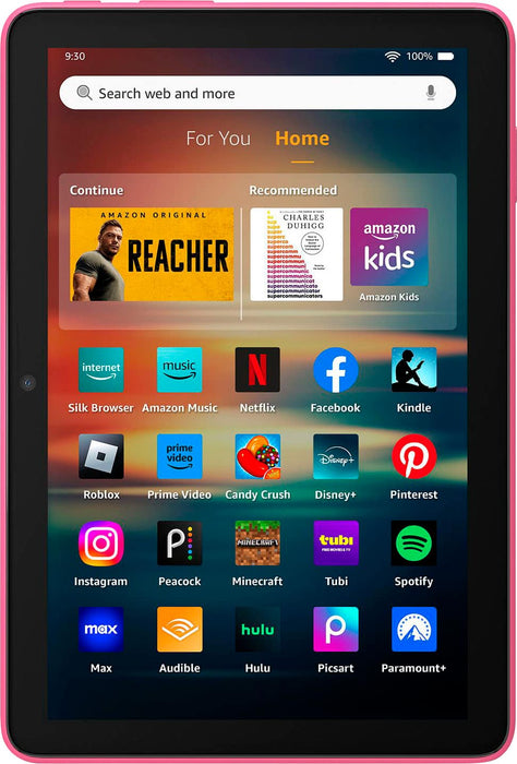 Amazon - Fire HD 8 tablet 8 HD Display 3GB memory 32GB  designed for portable entertainment Hibiscus (2024 release) - Hibiscus