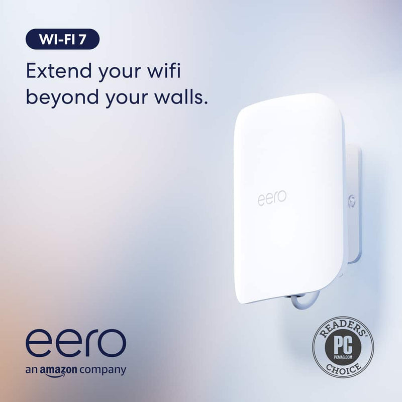 eero - Outdoor 7 Dual-band Mesh Wi-Fi 7 Router (1-pack) - White