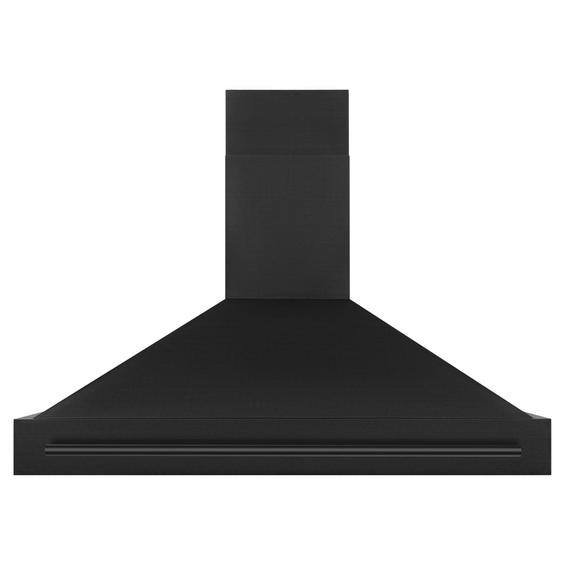 ZLINE - 48 inches - Convertible  Externally Vented - Wall Range Hood - Black
