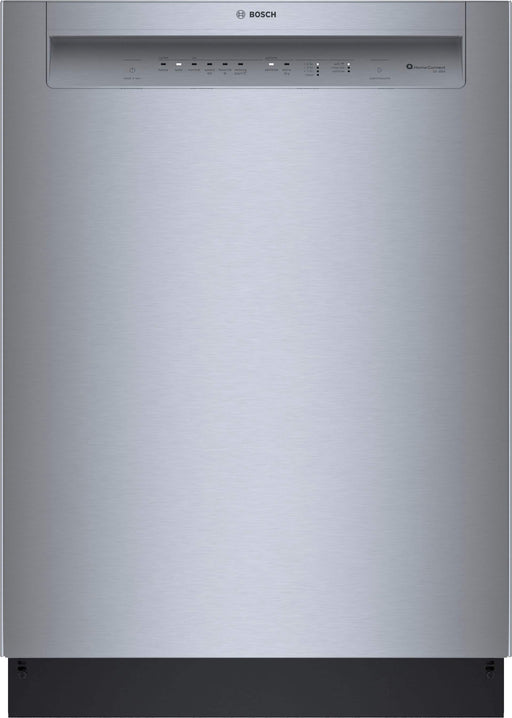 Bosch - 300 Series 24" Front Control Smart Built-In Tub Dishwasher with 3rd Rack 48 dBA - Stainless Steel